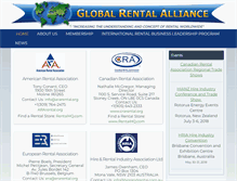 Tablet Screenshot of globalrentalalliance.com